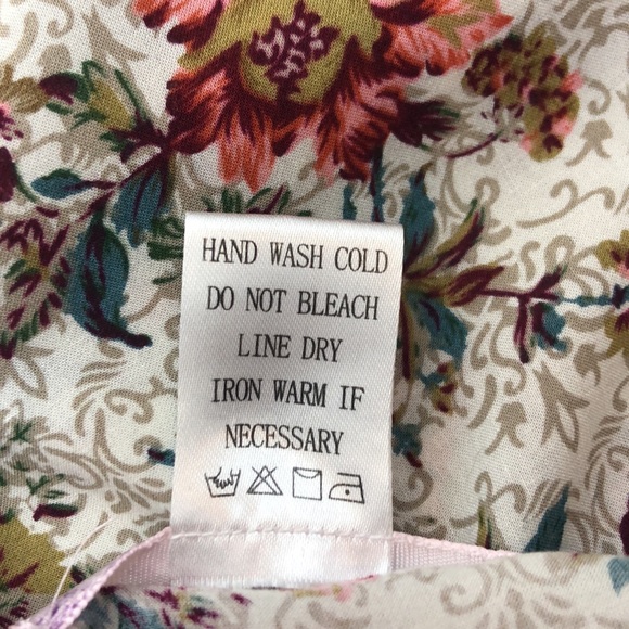 Love Notes racer back floral print mini dress Size Medium - Picture 6 of 6